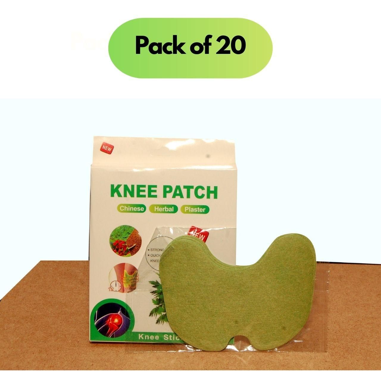 Pain Relief Knee Patches – Pack of 20