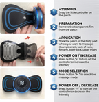 Pain Relief Pro™ – Portable EMS Neck & Full Body Massager (8 Modes, Rechargeable)